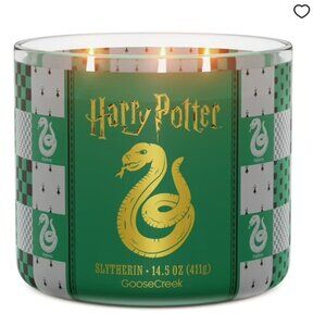 Goose Creek Harry Potter Slytherin 3-wick Black Lake Waters, Fog-Laced NIP